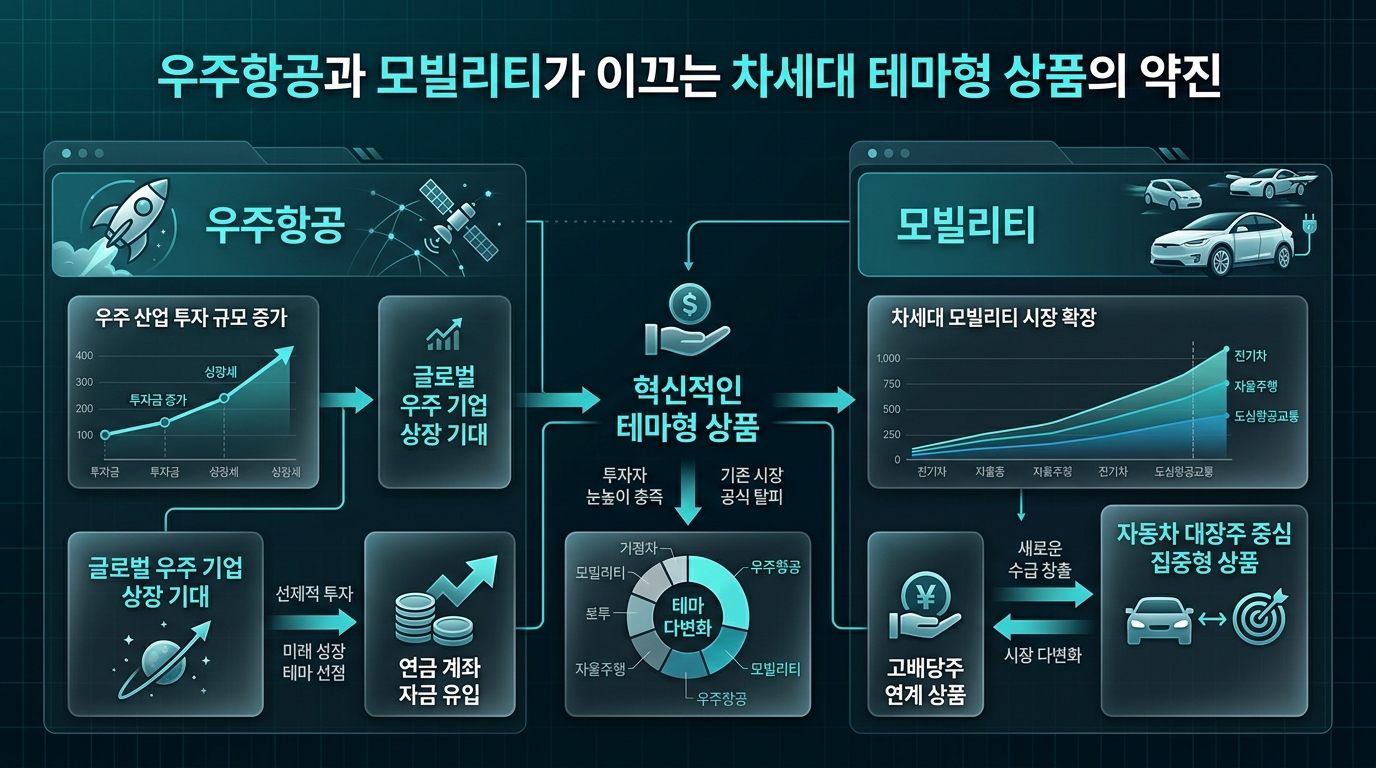 우주항공과 모빌리티가 이끄는 차세대 테마형 상품의 약진