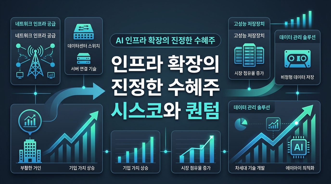 AI 인프라 확장의 진정한 수혜주 시스코와 퀀텀