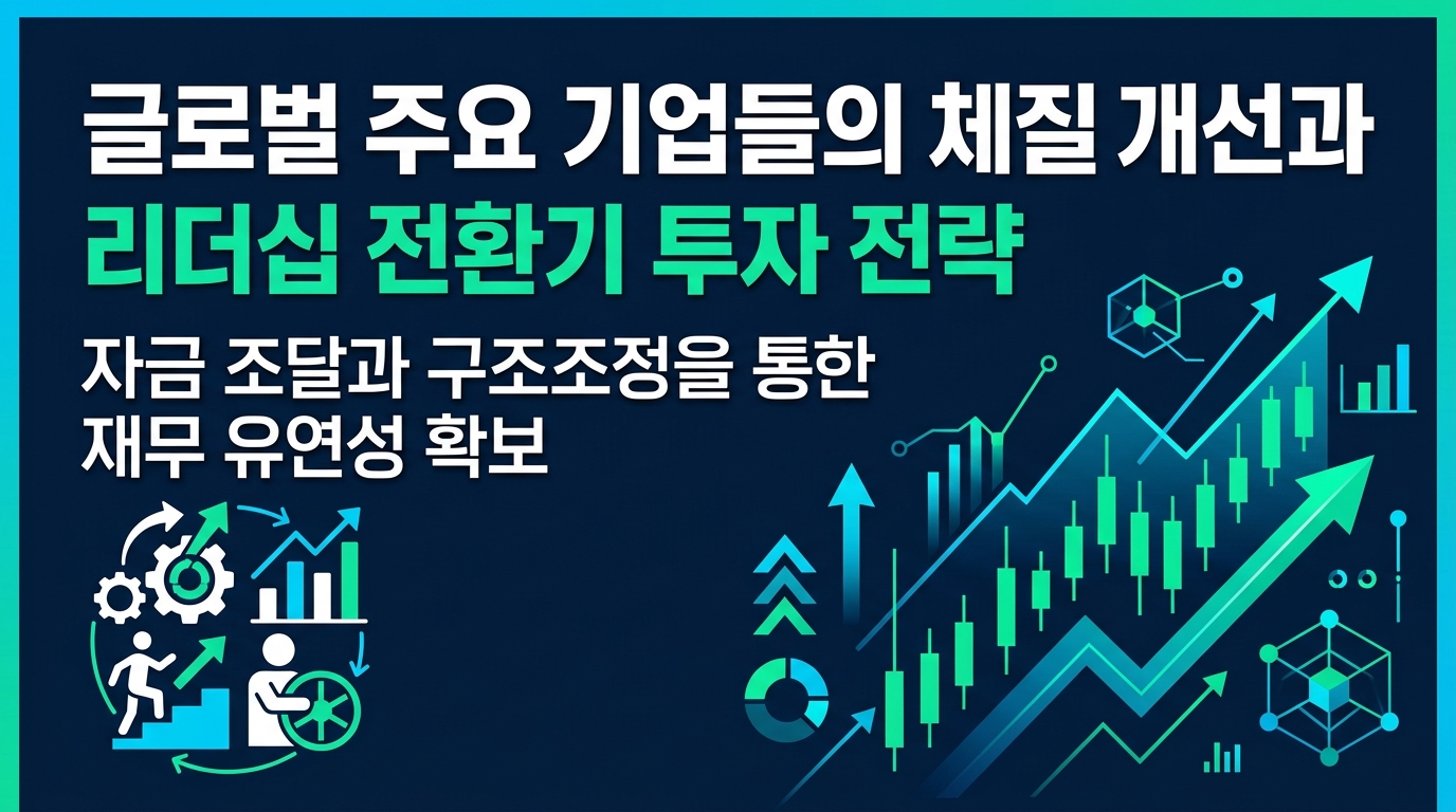 글로벌 주요 기업들의 체질 개선과 리더십 전환기 투자 전략