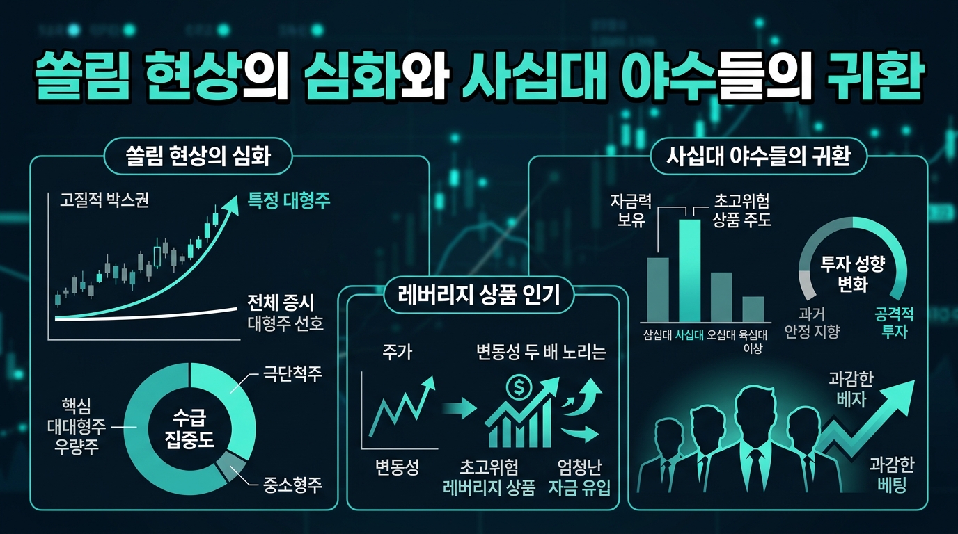 쏠림 현상의 심화와 사십대 야수들의 귀환