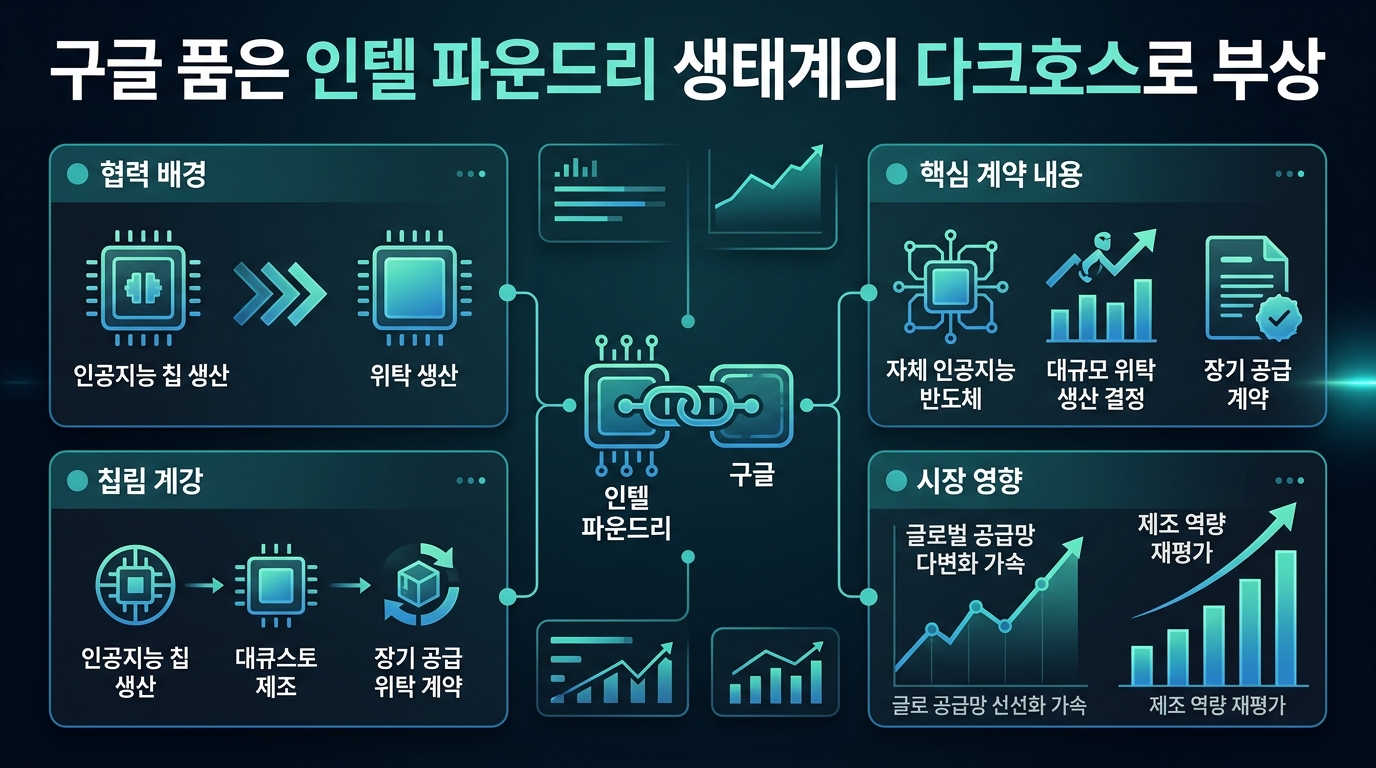구글 TPU 품은 인텔, 파운드리 생태계의 다크호스로 부상