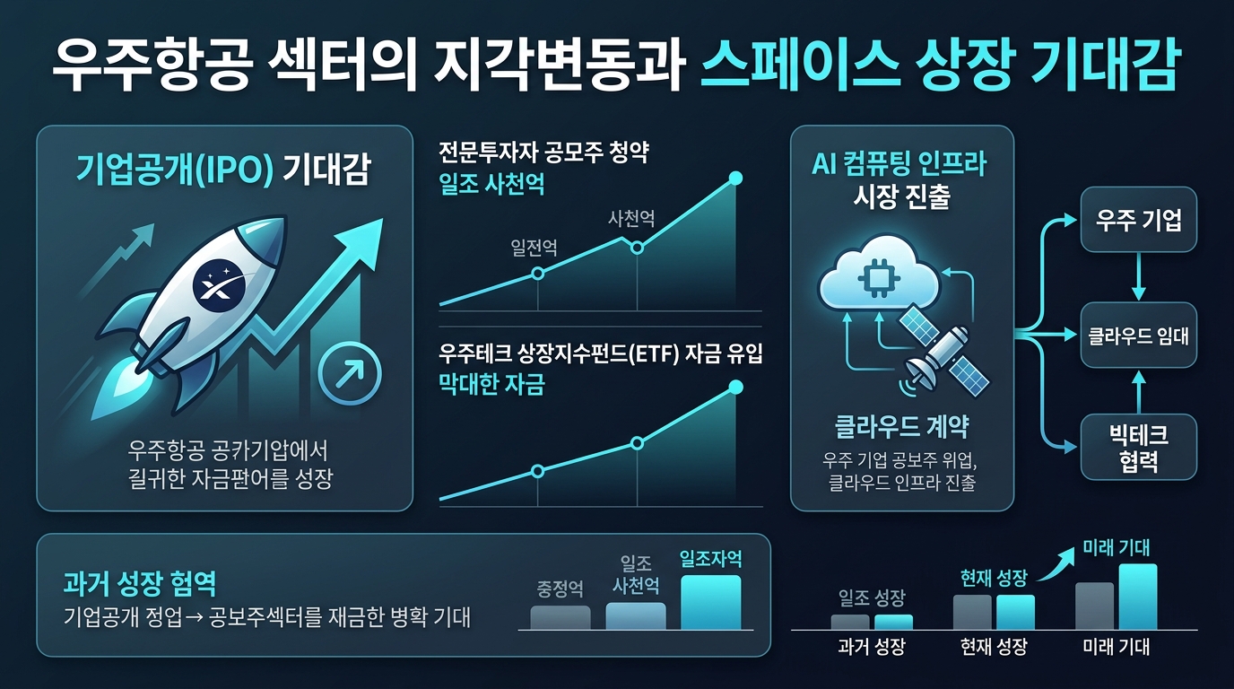 우주항공 섹터의 지각변동과 스페이스X 상장 기대감