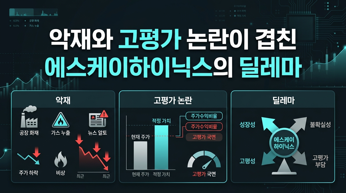 악재와 고평가 논란이 겹친 에스케이하이닉스의 딜레마