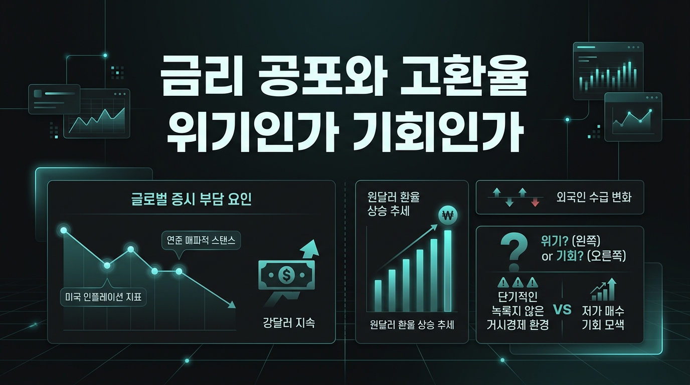 금리 공포와 고환율, 위기인가 기회인가
