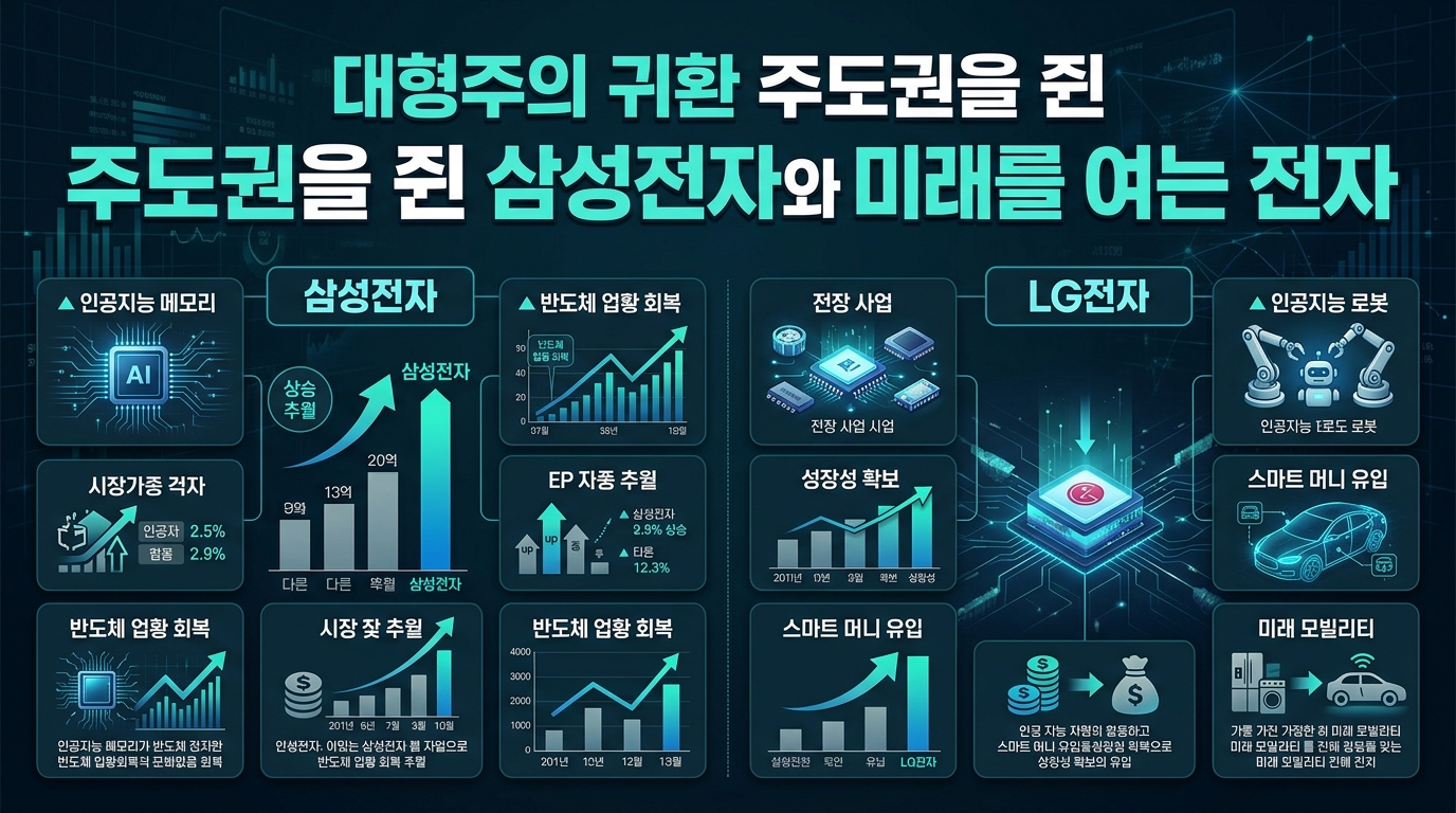 대형주의 귀환: 주도권을 쥔 삼성전자와 미래를 여는 LG전자