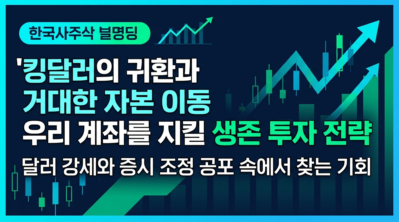 킹달러의 귀환과 거대한 자본 이동, 우리 계좌를 지킬 생존 투자 전략