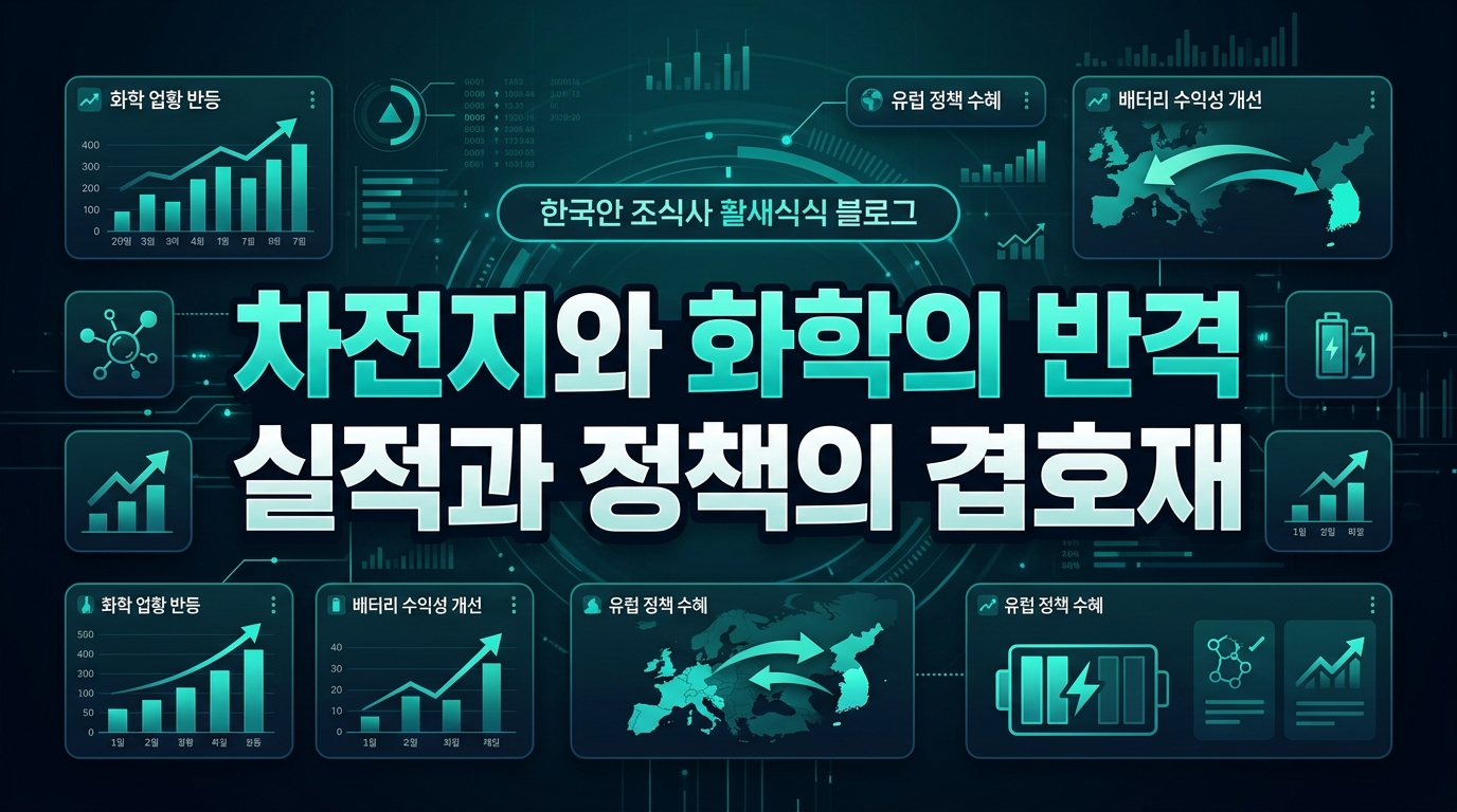 2차전지와 화학의 반격 실적과 정책의 겹호재