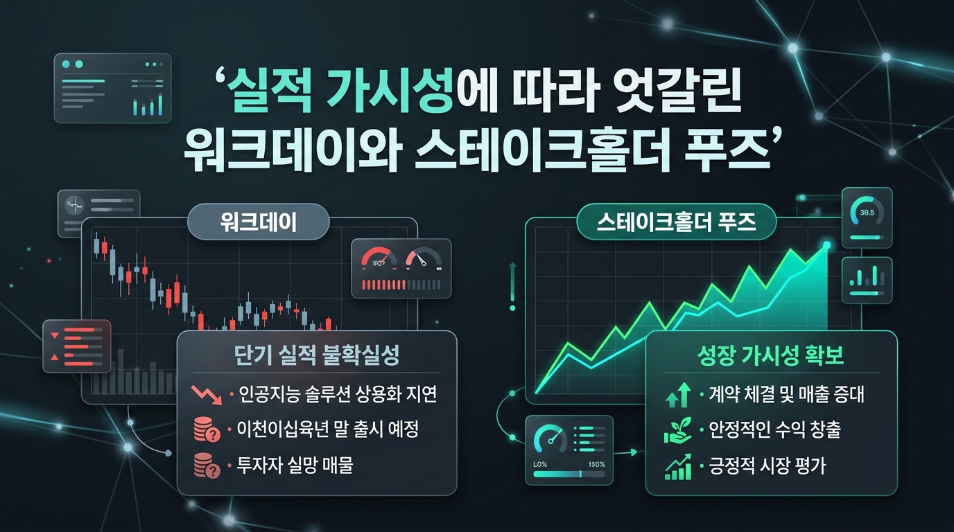 실적 가시성에 따라 엇갈린 워크데이와 스테이크홀더 푸즈