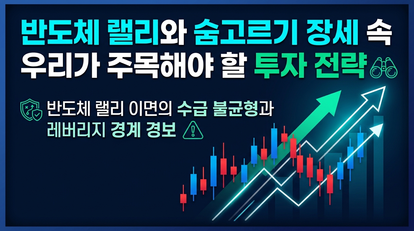 반도체 랠리와 숨고르기 장세 속 우리가 주목해야 할 투자 전략