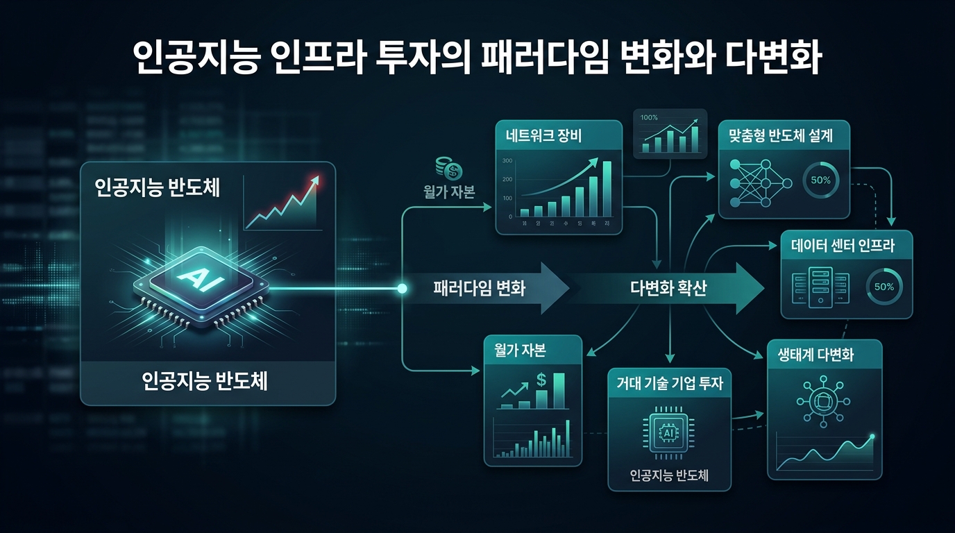 인공지능 인프라 투자의 패러다임 변화와 다변화
