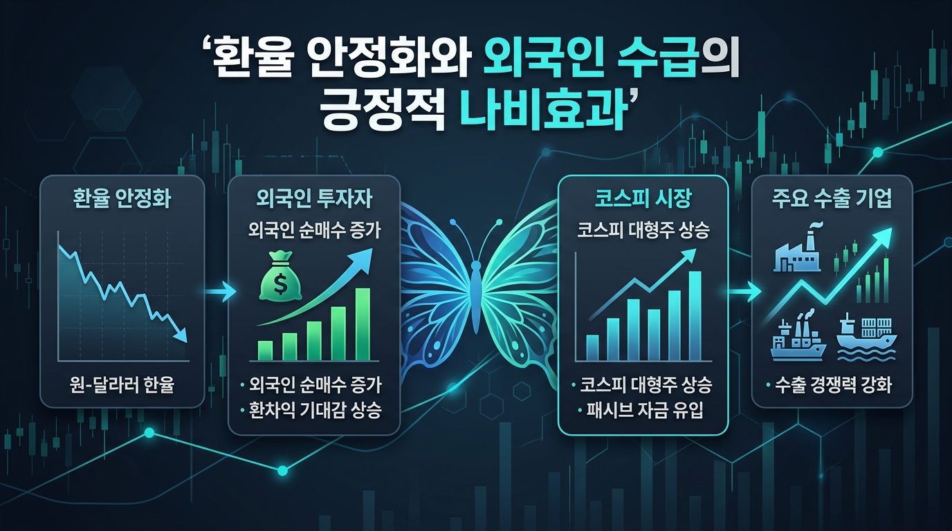 환율 안정화와 외국인 수급의 긍정적 나비효과