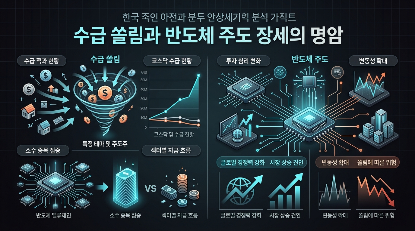 수급 쏠림과 반도체 주도 장세의 명암