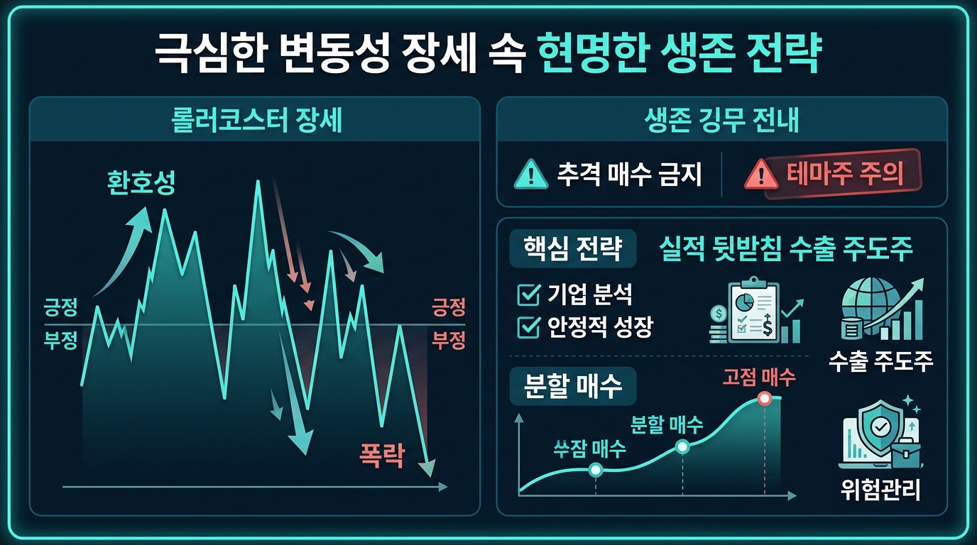 극심한 변동성 장세 속 현명한 생존 전략