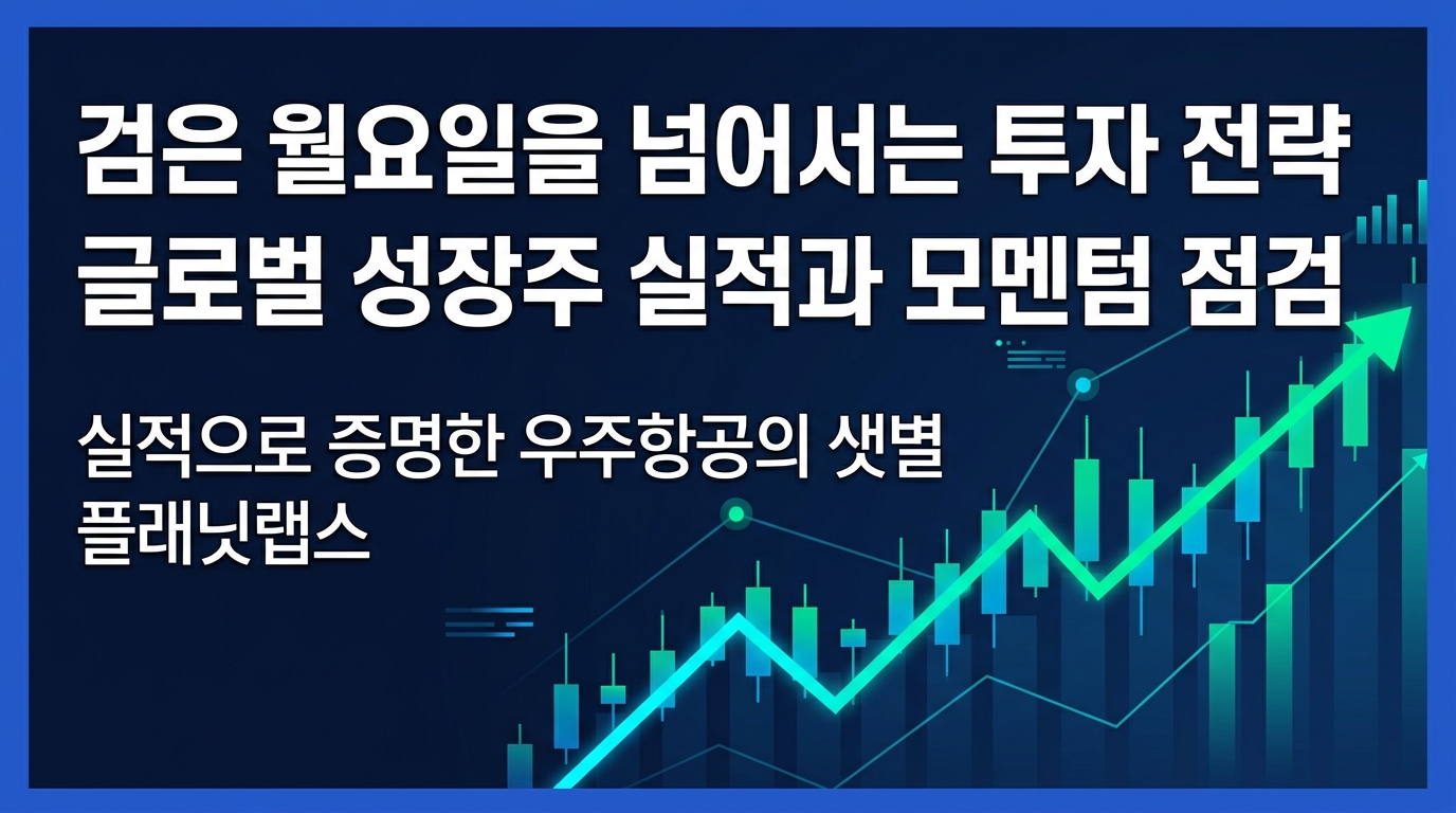 검은 월요일을 넘어서는 투자 전략: 글로벌 성장주 실적과 모멘텀 점검