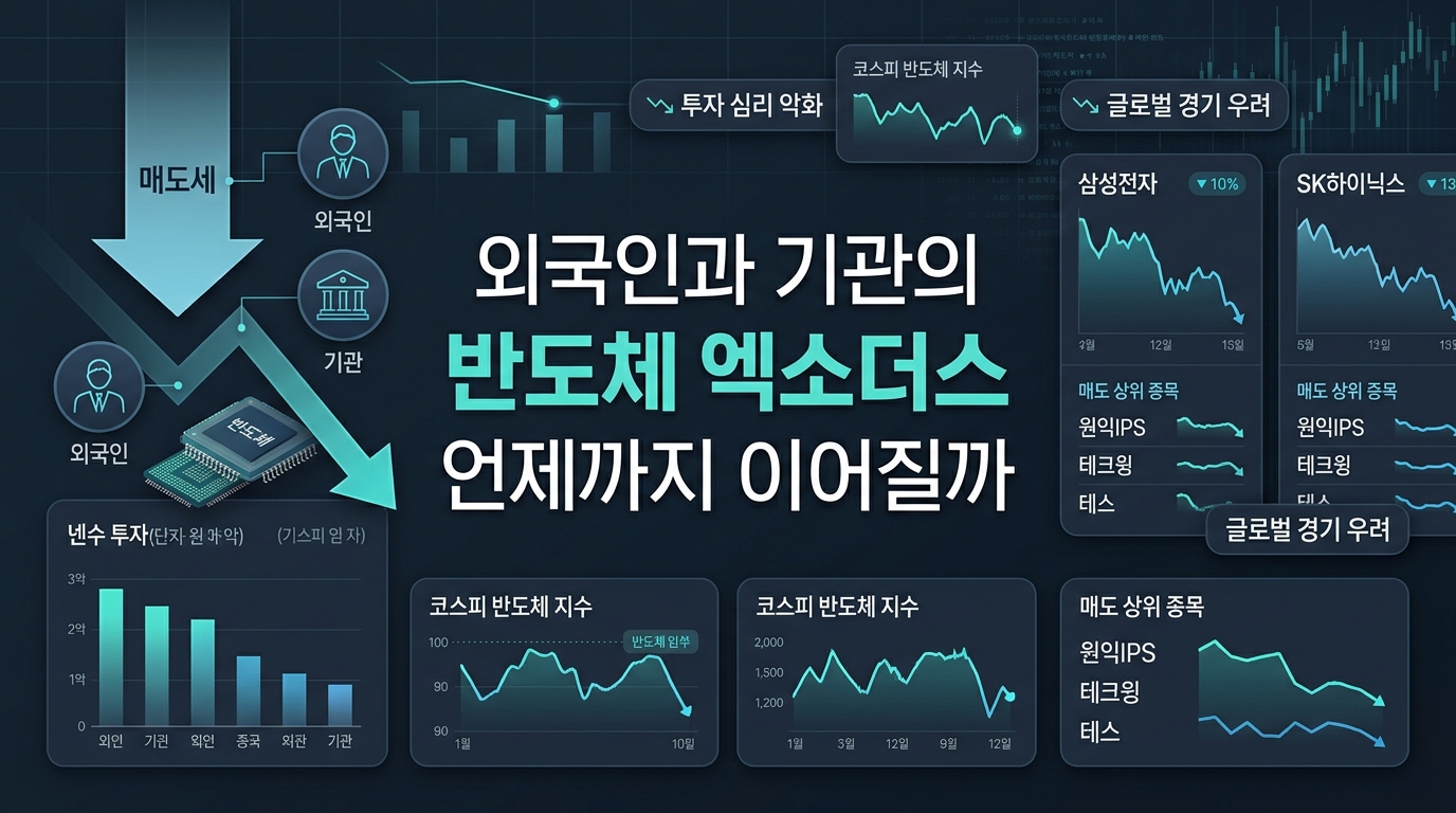 외국인과 기관의 반도체 엑소더스, 언제까지 이어질까