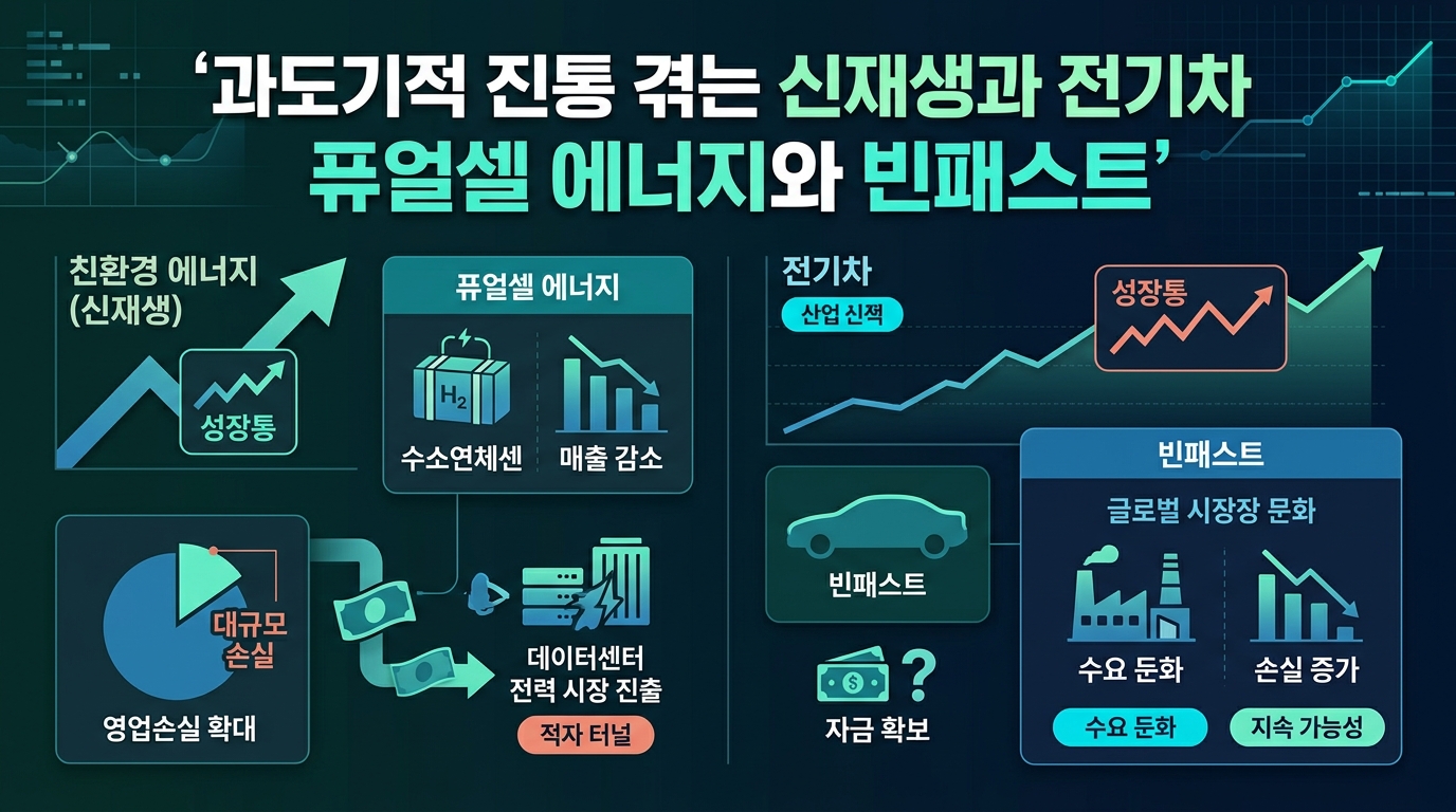 과도기적 진통 겪는 신재생과 전기차, 퓨얼셀 에너지와 빈패스트