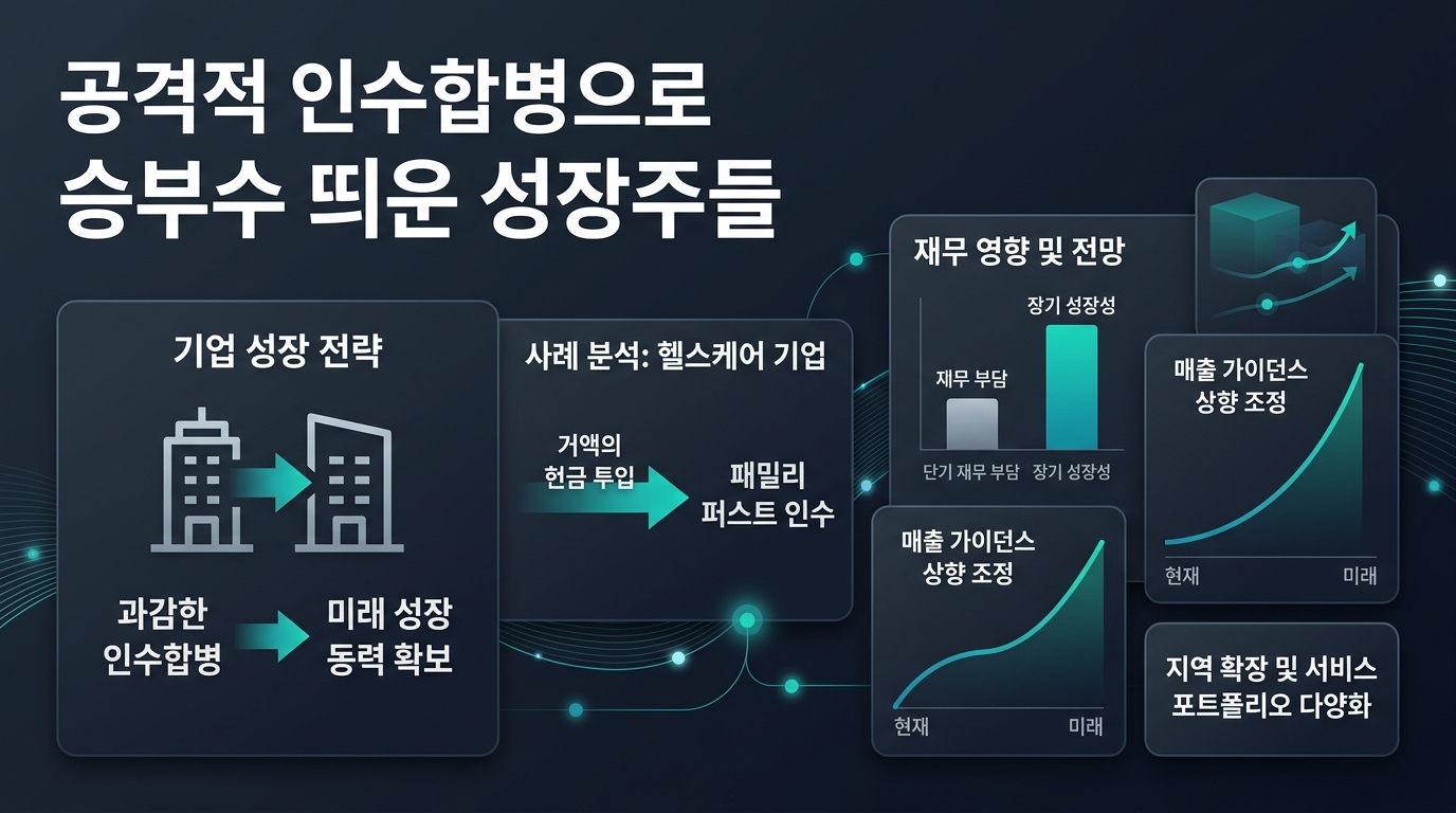 공격적 인수합병으로 승부수 띄운 성장주들