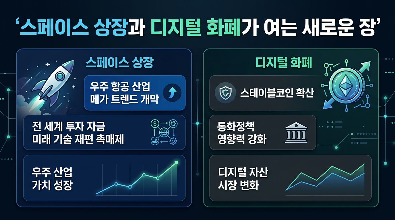 스페이스X 상장과 디지털 화폐가 여는 새로운 장