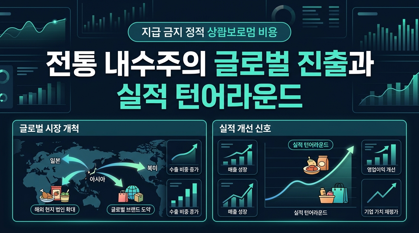 전통 내수주의 글로벌 진출과 실적 턴어라운드