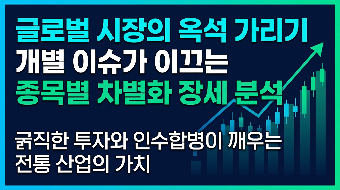 글로벌 시장의 옥석 가리기, 개별 이슈가 이끄는 종목별 차별화 장세 분석