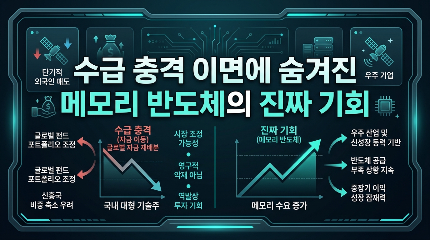 수급 충격 이면에 숨겨진 메모리 반도체의 진짜 기회