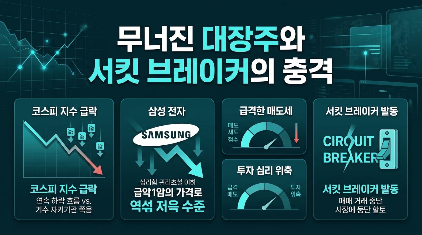 무너진 대장주와 서킷 브레이커의 충격