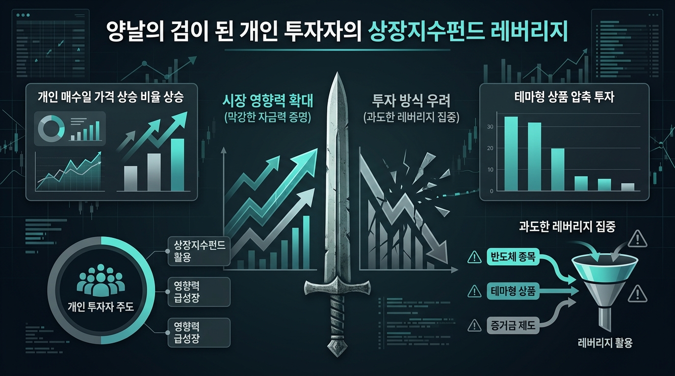 양날의 검이 된 개인 투자자의 상장지수펀드 레버리지