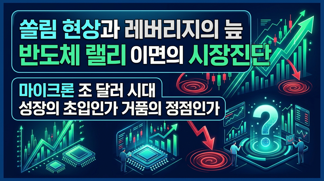 쏠림 현상과 레버리지의 늪, AI 반도체 랠리 이면의 시장 진단