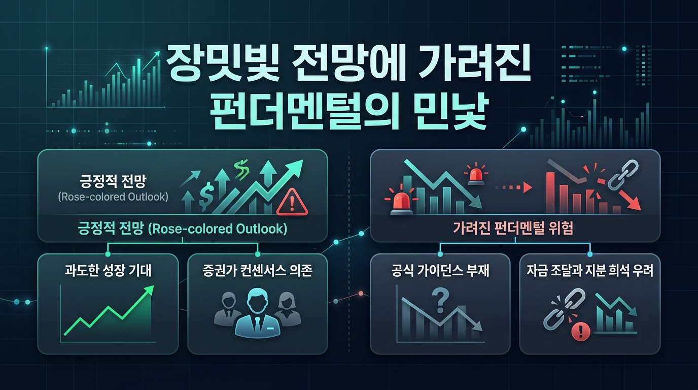 장밋빛 전망에 가려진 펀더멘털의 민낯