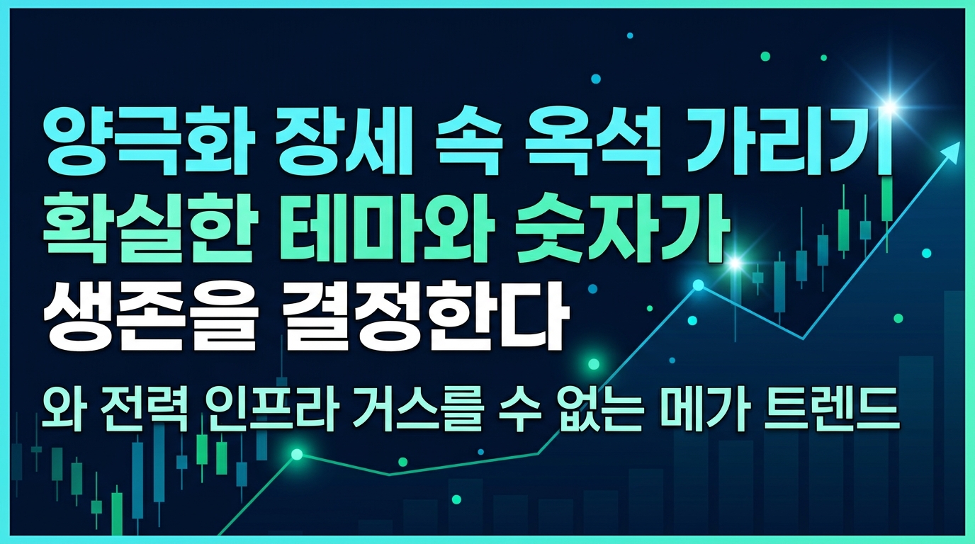 양극화 장세 속 옥석 가리기: 확실한 테마와 숫자가 생존을 결정한다
