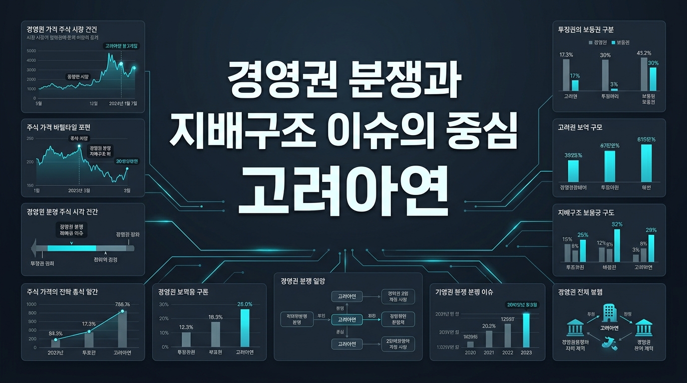 경영권 분쟁과 지배구조 이슈의 중심, 고려아연