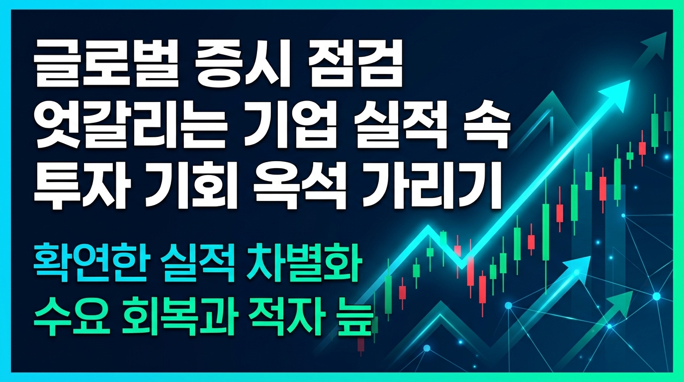 글로벌 증시 점검 엇갈리는 기업 실적 속 투자 기회 옥석 가리기