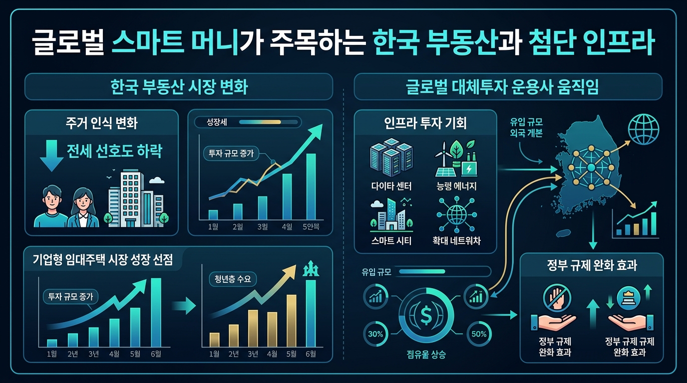글로벌 스마트 머니가 주목하는 한국 부동산과 첨단 인프라