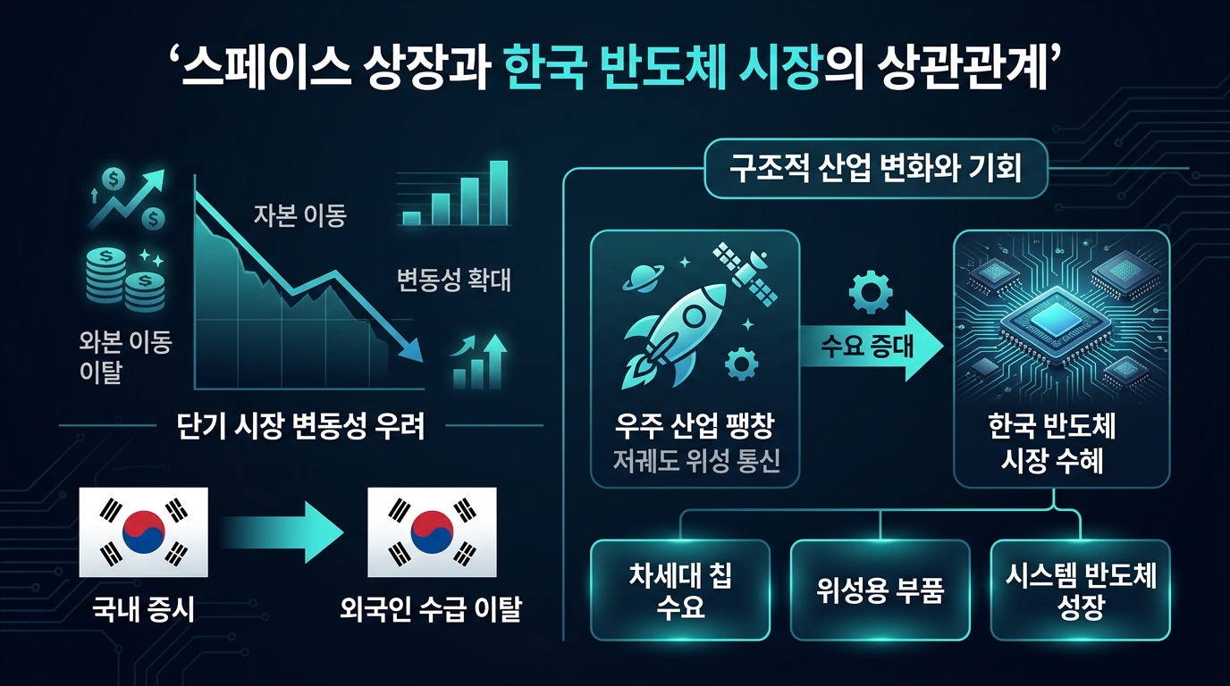 스페이스X 상장과 한국 반도체 시장의 상관관계