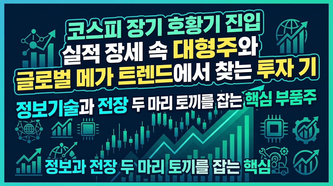 코스피 장기 호황기 진입, 실적 장세 속 대형주와 글로벌 메가 트렌드에서 찾는 투자 기회
