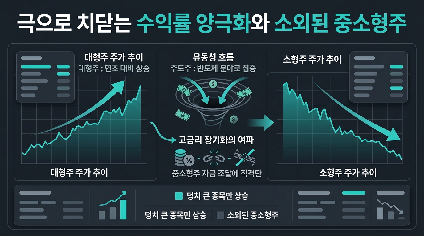 극으로 치닫는 수익률 양극화와 소외된 중소형주