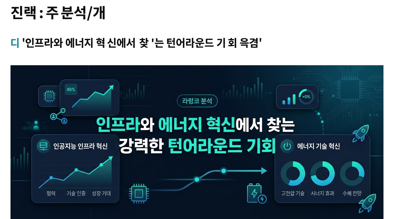 AI 인프라와 에너지 혁신에서 찾는 강력한 턴어라운드 기회