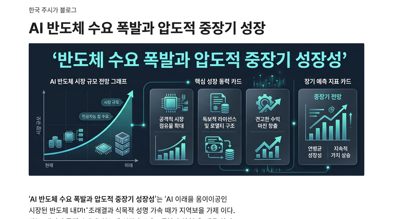 AI 반도체 수요 폭발과 압도적 중장기 성장성