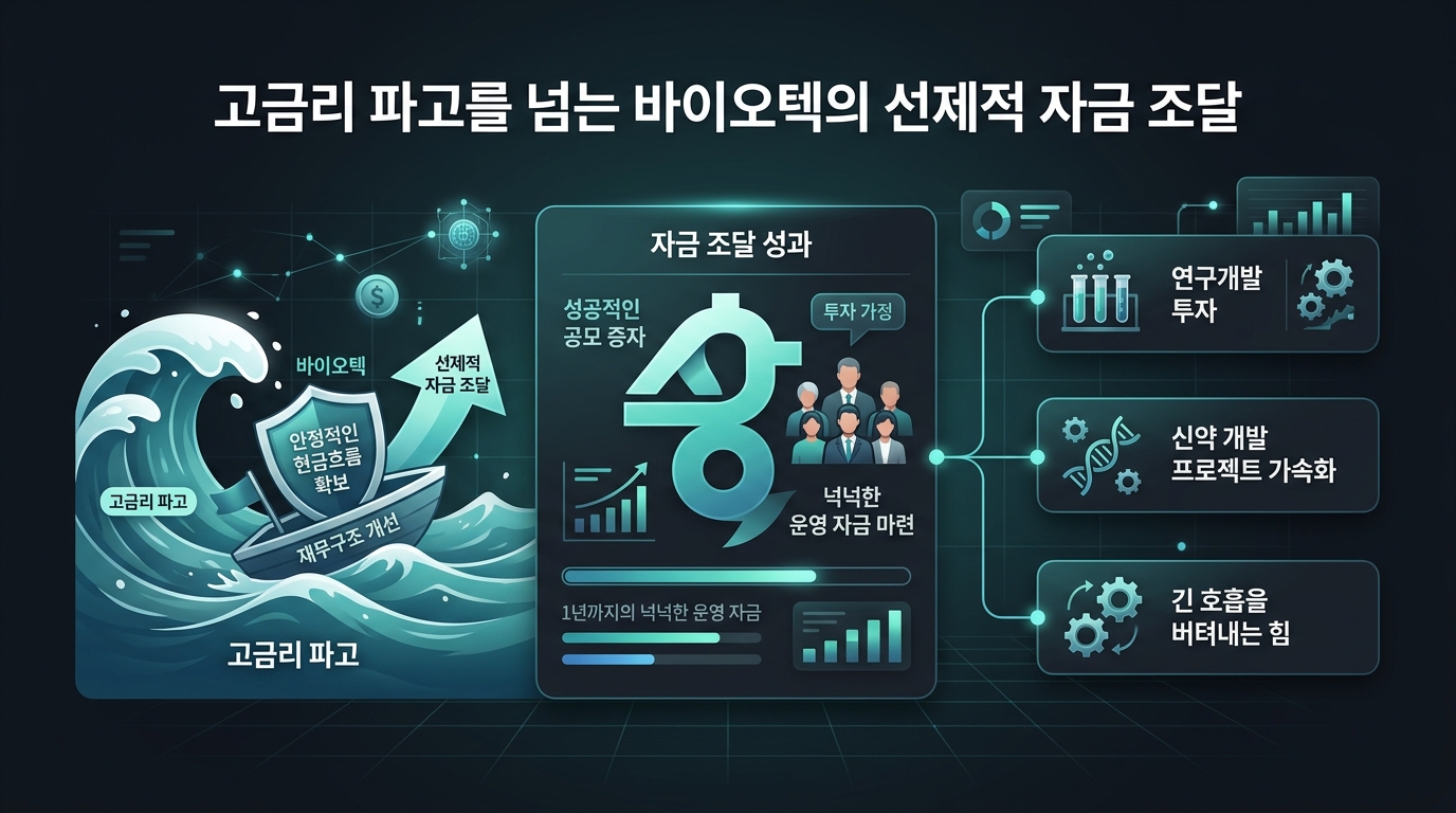 고금리 파고를 넘는 바이오텍의 선제적 자금 조달