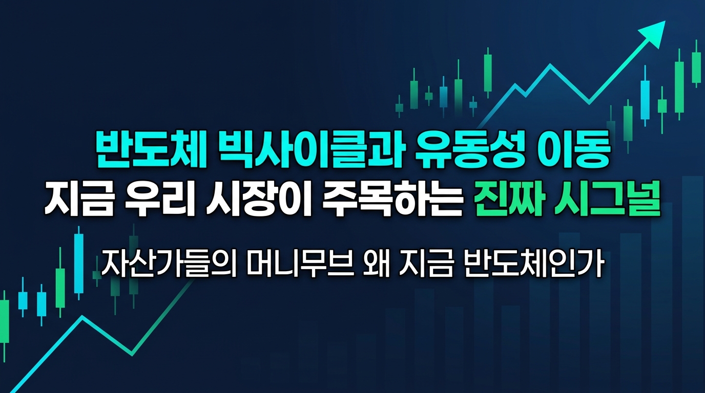 반도체 빅사이클과 유동성 이동, 지금 우리 시장이 주목하는 진짜 시그널