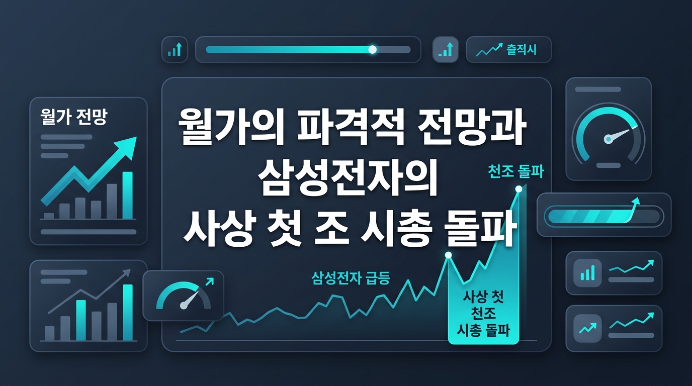 월가의 파격적 전망과 삼성전자의 사상 첫 2000조 시총 돌파