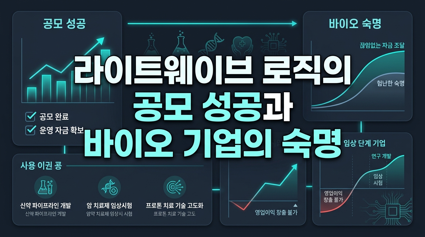 라이트웨이브 로직의 공모 성공과 바이오 기업의 숙명