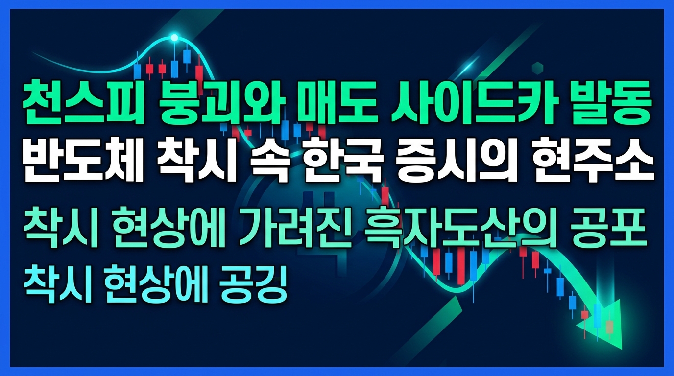 8천스피 붕괴와 매도 사이드카 발동, 반도체 착시 속 한국 증시의 현주소