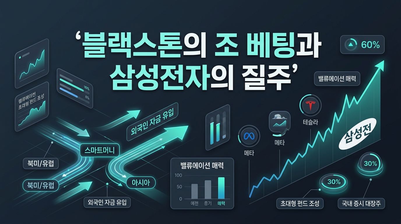 블랙스톤의 20조 베팅과 삼성전자의 질주