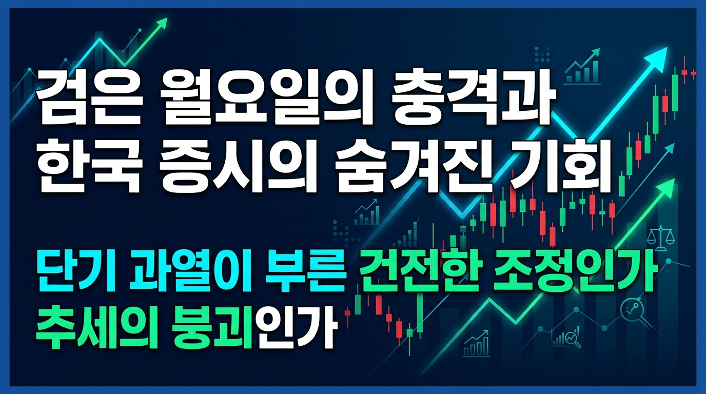 검은 월요일의 충격과 한국 증시의 숨겨진 기회
