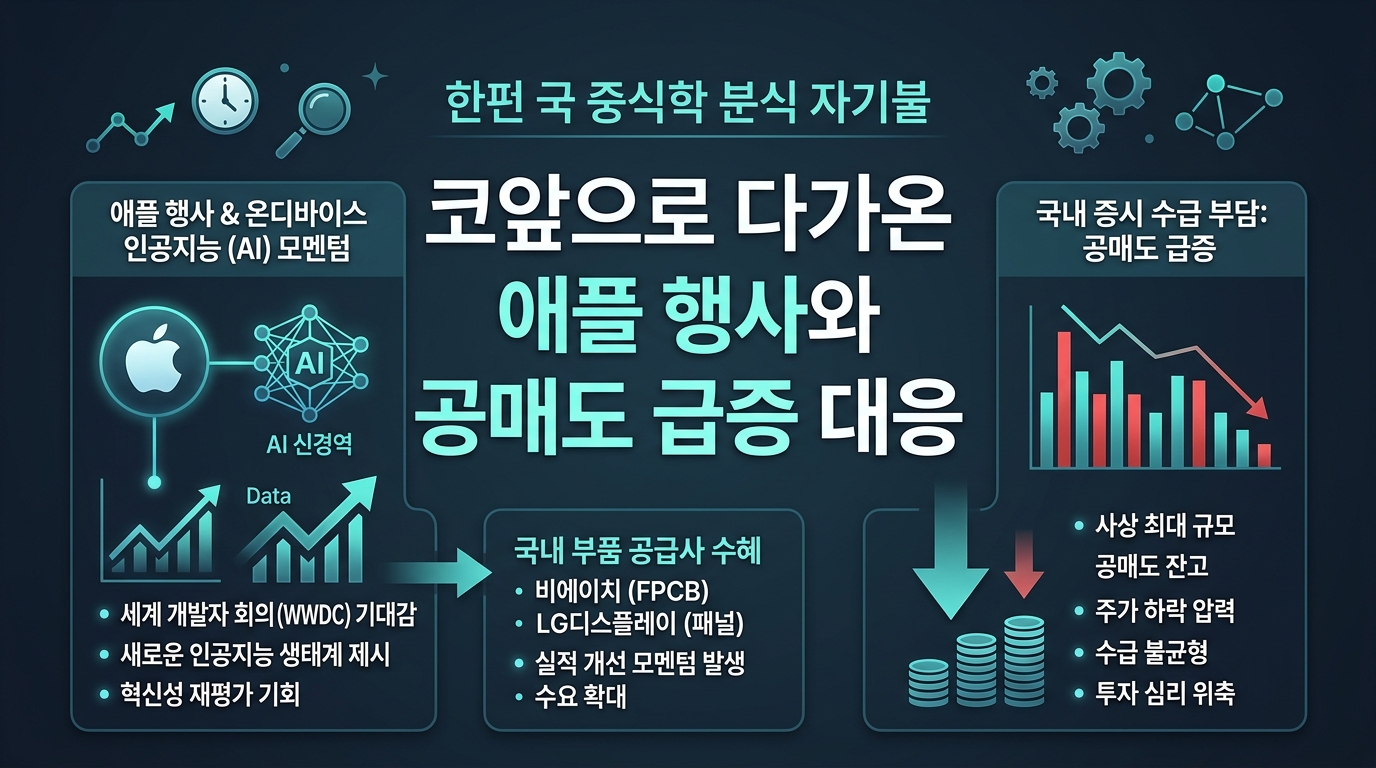 코앞으로 다가온 애플 행사와 공매도 급증 대응