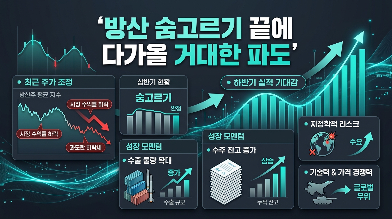 K방산 숨고르기 끝에 다가올 거대한 파도