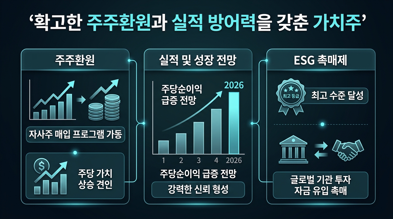 확고한 주주환원과 실적 방어력을 갖춘 가치주