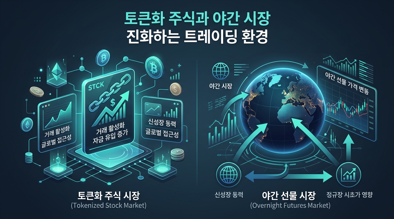 토큰화 주식과 야간 시장, 진화하는 트레이딩 환경