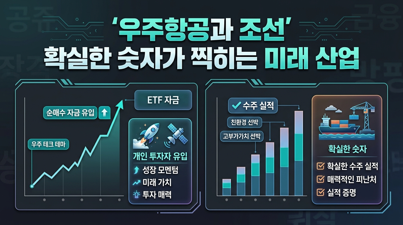 우주항공과 조선, 확실한 숫자가 찍히는 미래 산업